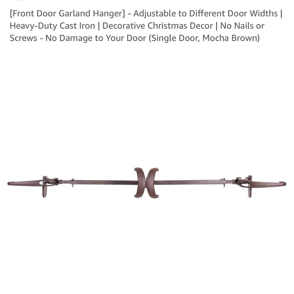 Front Door garland hanger 🎄( single door)
